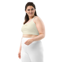 Load image into Gallery viewer, Sujetador deportivo apricot white basic