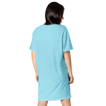 Load image into Gallery viewer, Vestido camiseta Zinerva azul fab