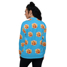 Load image into Gallery viewer, Chaqueta bomber unisex Izaro Idara azul cielo profundo