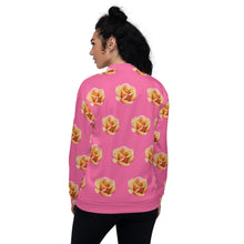 Load image into Gallery viewer, Chaqueta bomber unisex Izaro Idara rosa brillante