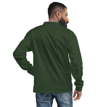 Load image into Gallery viewer, Chaqueta bomber unisex naranja verde