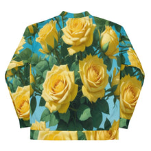 Cargar imagen en el visor de la galería, Chaqueta bomber unisex Golden Bloom
