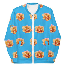 Load image into Gallery viewer, Chaqueta bomber unisex Izaro Idara azul cielo profundo