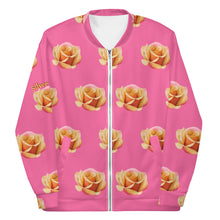 Load image into Gallery viewer, Chaqueta bomber unisex Izaro Idara rosa brillante