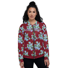 Load image into Gallery viewer, Chaqueta bomber  unisex Xenia Idara burdeos
