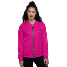 Load image into Gallery viewer, Chaqueta bomber unisex fucsia
