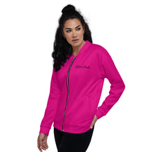Load image into Gallery viewer, Chaqueta bomber unisex fucsia
