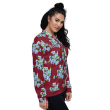 Load image into Gallery viewer, Chaqueta bomber  unisex Xenia Idara burdeos