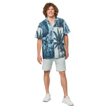 Cargar imagen en el visor de la galería, Camisa de manga corta unisex Azure Palms
