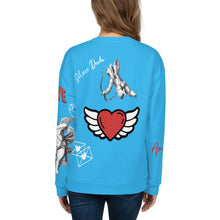 Load image into Gallery viewer, Sudadera unisex Lyra azul cielo profundo