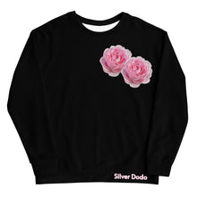 Load image into Gallery viewer, Sudadera unisex Rosas negro Perfecto
