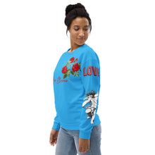 Load image into Gallery viewer, Sudadera unisex Lyra azul cielo profundo