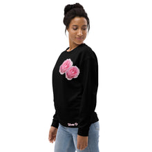 Load image into Gallery viewer, Sudadera unisex Rosas negro Perfecto