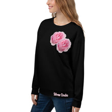 Load image into Gallery viewer, Sudadera unisex Rosas negro Perfecto