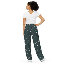 Load image into Gallery viewer, Pantalón ancho unisex estamapado snow