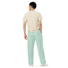 Load image into Gallery viewer, Pantalón ancho unisex azul aereo
