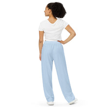 Load image into Gallery viewer, Pantalón ancho  unisex azul pattens