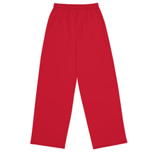 Load image into Gallery viewer, Pantalón ancho unisex rojo
