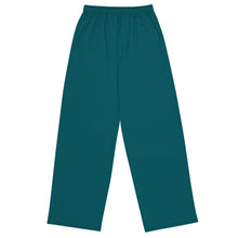 Load image into Gallery viewer, Pantalón ancho  unisex azul sherpa