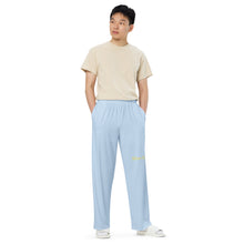Load image into Gallery viewer, Pantalón ancho  unisex azul pattens