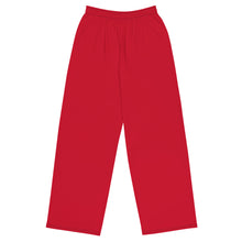 Load image into Gallery viewer, Pantalón ancho unisex rojo