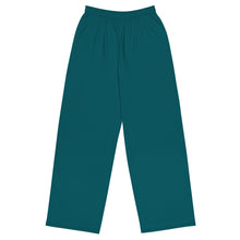 Load image into Gallery viewer, Pantalón ancho  unisex azul sherpa