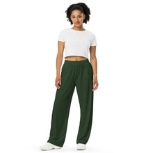 Load image into Gallery viewer, Pantalón ancho  unisex verde mirto