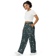 Load image into Gallery viewer, Pantalón ancho unisex estamapado snow
