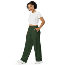 Load image into Gallery viewer, Pantalón ancho  unisex verde mirto