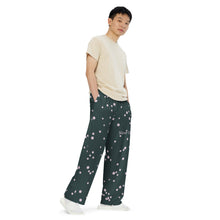 Load image into Gallery viewer, Pantalón ancho unisex estamapado snow