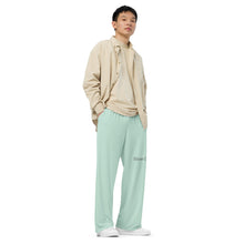 Load image into Gallery viewer, Pantalón ancho unisex azul aereo