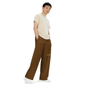 Pantalón ancho  unisex brown