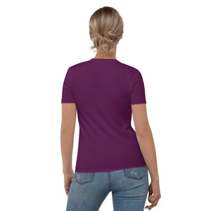 Camiseta para mujer Narkissa púrpura de tiro