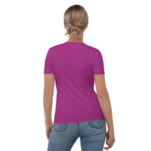 Cargar imagen en el visor de la galería, Camiseta para mujer Anka red violet star