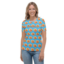Load image into Gallery viewer, Camiseta para mujer Izaro Idara azul cielo profundo