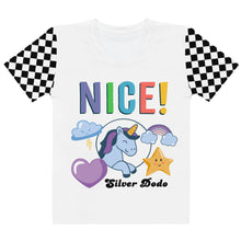 Load image into Gallery viewer, Camiseta para mujer Nice! ajedrezado