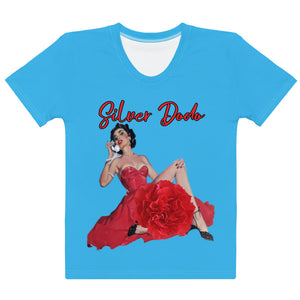 Camiseta para mujer Adrienne azul cielo profundo