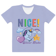 Load image into Gallery viewer, Camiseta para mujer Nice! lila