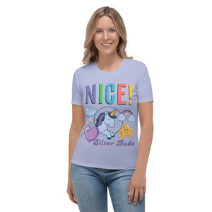 Camiseta para mujer Nice! lila