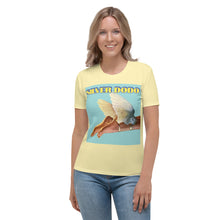 Load image into Gallery viewer, Camiseta para mujer Vuelo amarillo claro
