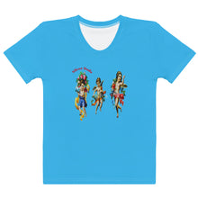 Load image into Gallery viewer, Camiseta para mujer Angelicus azul cielo profundo