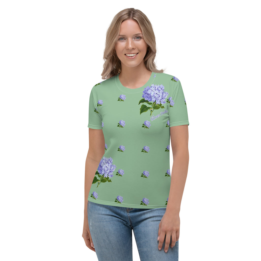 Camiseta para mujer  Calina verde mar oscuro