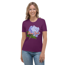 Load image into Gallery viewer, Camiseta para mujer Narkissa púrpura de tiro
