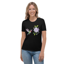 Load image into Gallery viewer, Camiseta para mujer Ensley negro