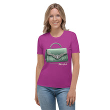 Load image into Gallery viewer, Camiseta para mujer Anka red violet star