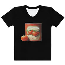 Load image into Gallery viewer, Camiseta para mujer Tomato Tin negro Perfecto