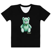 Cargar imagen en el visor de la galería, Camiseta para mujer Mint Bear negro Perfecto