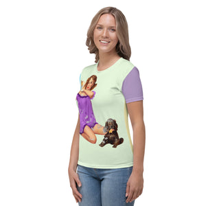 Camiseta para mujer Níber multicolor