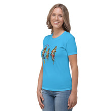 Load image into Gallery viewer, Camiseta para mujer Angelicus azul cielo profundo
