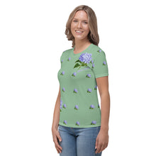 Load image into Gallery viewer, Camiseta para mujer  Calina verde mar oscuro
